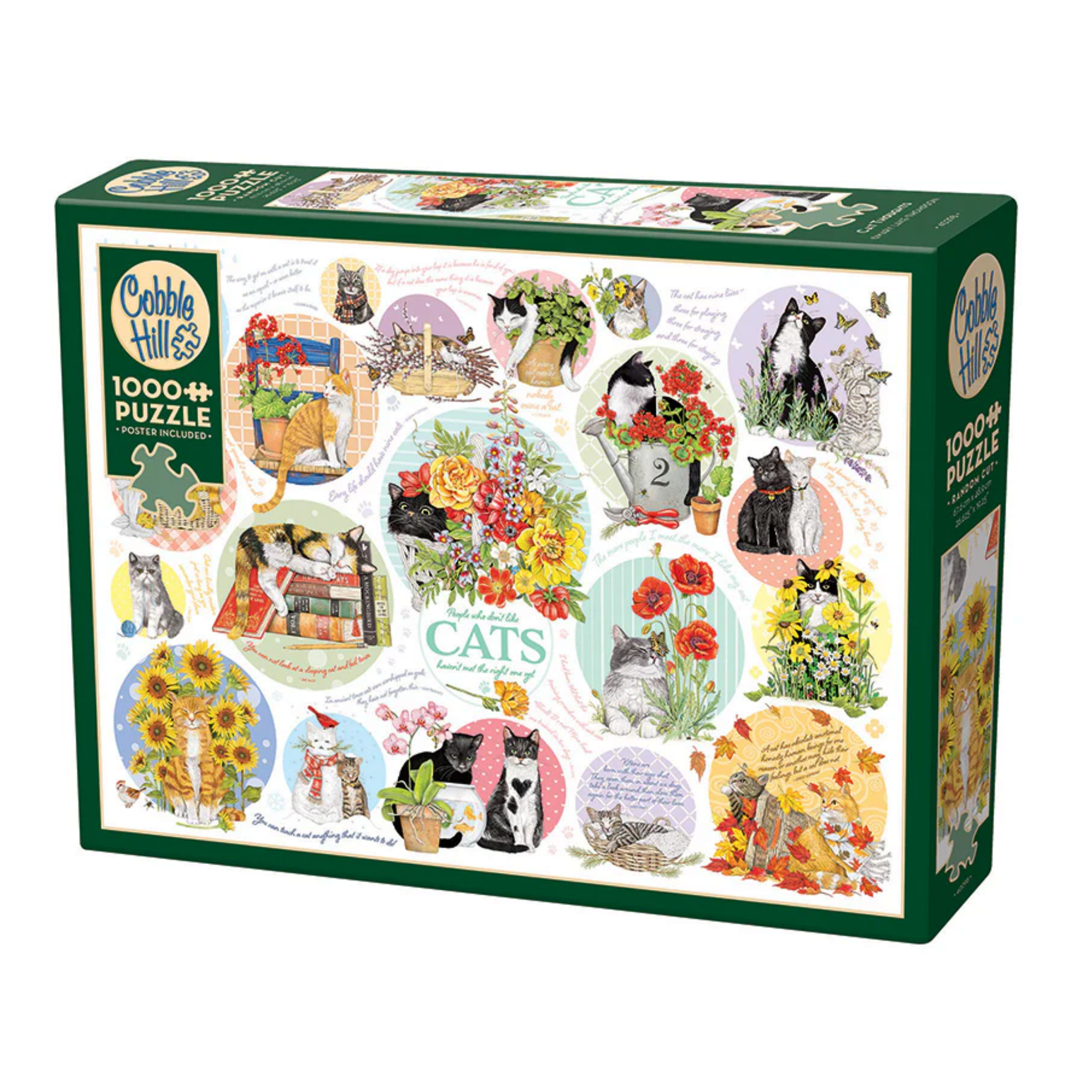 Cat thoughts 1000 piece Cobble Hill Puzzle